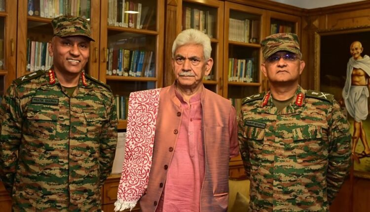 GoC-in-C Northern Command briefs Lieutenant Governor on Operation Mahadev