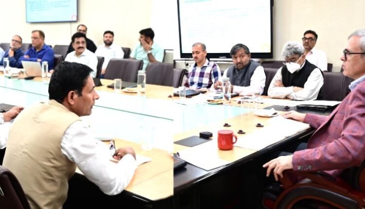 Chief Minister Omar Abdullah reviews key hydro power projects, emphasizes timely execution