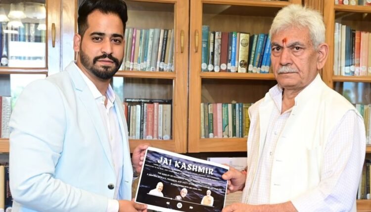 LG Manoj Sinha unveils patriotic anthem 'Jai Kashmir' celebrating unity post-Article 370 abrogation