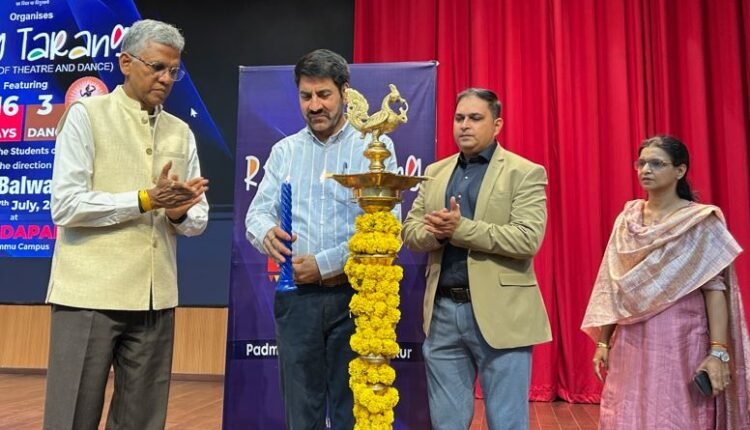 IIM Jammu Unveils ‘Rang Tarang’-A Dynamic Four-Day Festival of Theatre and Dance