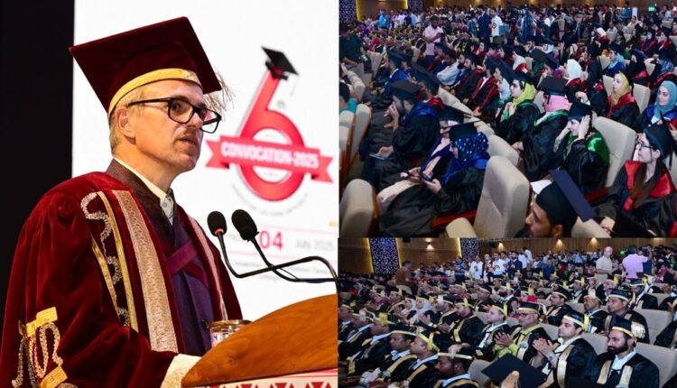 J&K Youth Must Lead with Innovation and Integrity, Says Omar Abdullah at SKUAST Convocation