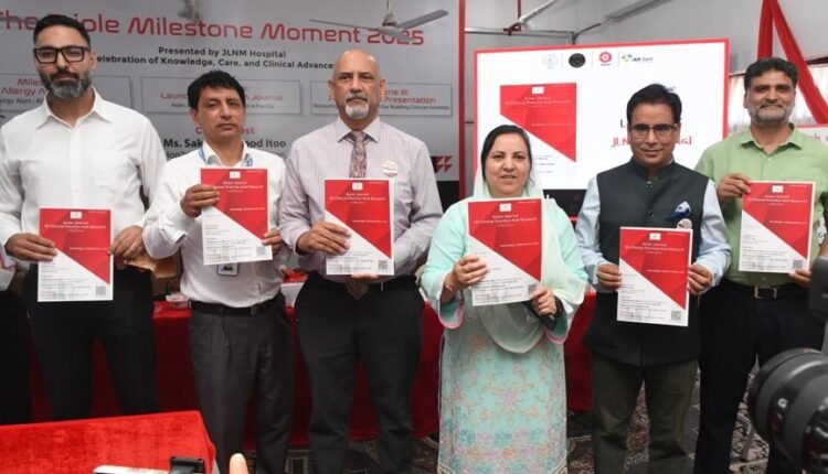 Sakeena Itoo addresses Triple Milestone Moment-2025 of JLNM Hospital Srinagar