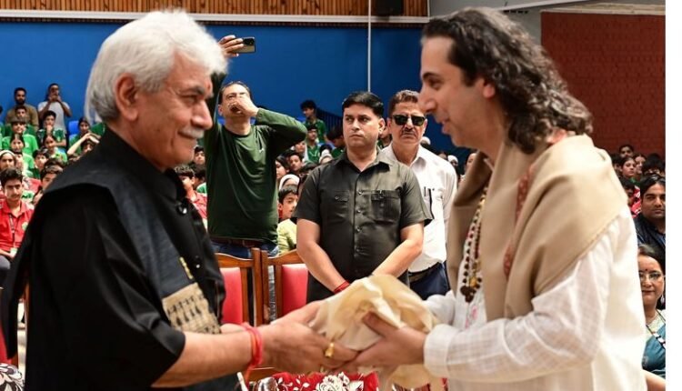 Lieutenant Governor participates in the classical music festival at Delhi Public School, Srinagar