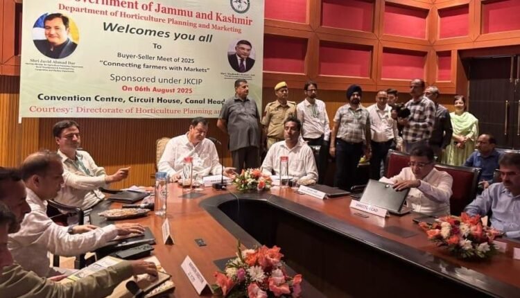 Buyer-Seller meet held to boost Horticulture trade, market linkages in J&K