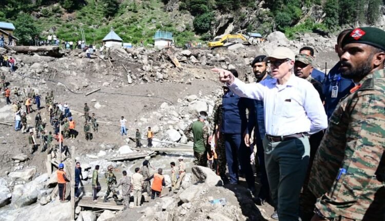 CM Omar Abdullah visits cloudburst-hit Chashoti village, announces relief, rehabilitation measures