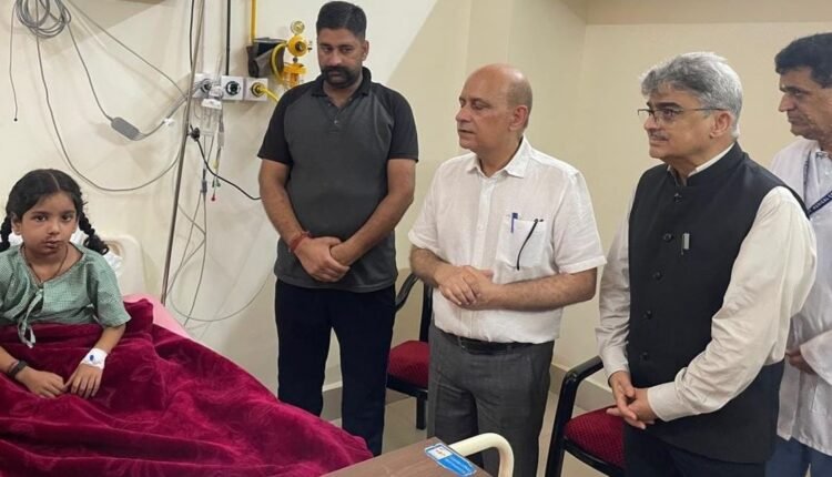 CS inspects Jammu's premier health institutions;Reviews healthcare services, ongoing infra projects too