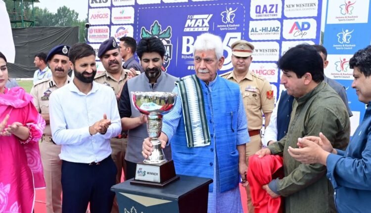 J&K UT has made its rightful place in Indian sporting landscape: LG Sinha