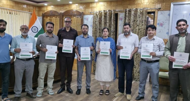 Evaluation report on Mumkin Livelihood Generation scheme released at Kupwara