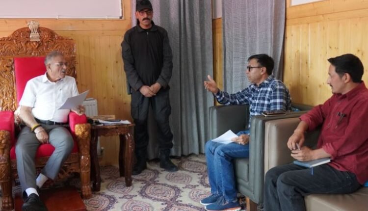 LG Kavinder vows to regulate Airfares, Accelerate Tourism Development in Ladakh