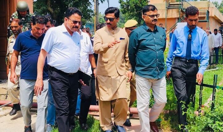 Rana inspects 1.125 MGD rapid sand filtration water treatment plant at Mehjoor Nagar