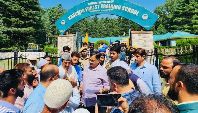 Rana visits Kashmir Forest Training School in Bandipora