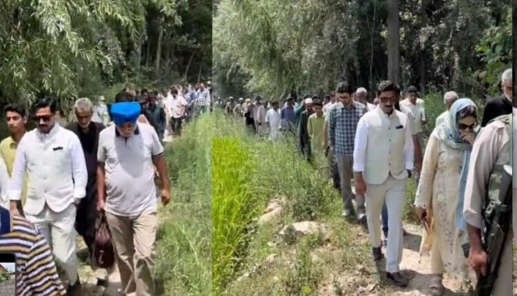 Ahsan Pardesi undertakes extensive tour across Lal Chowk constituency