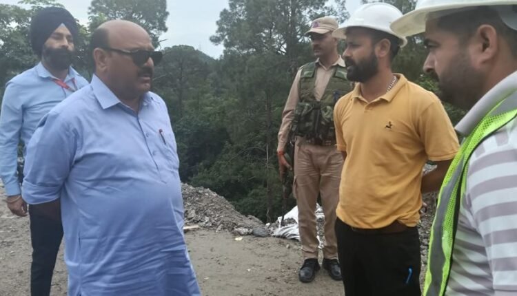 Dy. CM reviews post-flood scenario in Sunderbani, Nowshera;Also takes stock of ongoing works on Sungal Tunnel