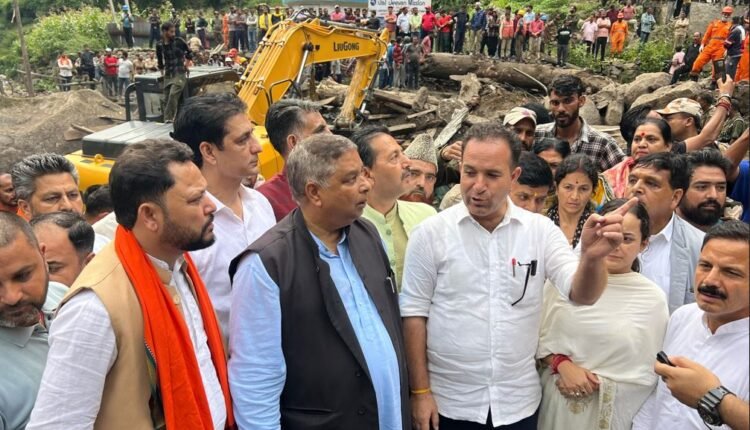 Sat Sharma leads BJP delegation to cloudburst-hit Kishtwar, assures relief and rehabilitation