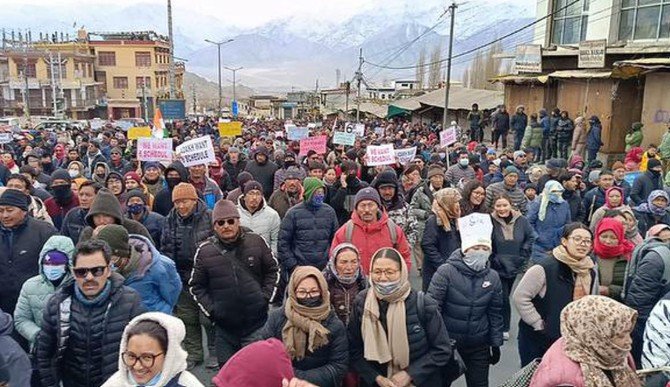 Ladakh Witnesses Clashes During Shutdown Demanding Early Talks With Centre