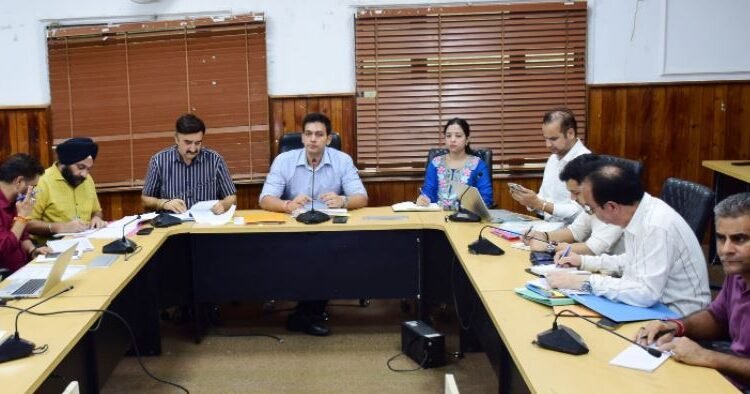 DC Jammu reviews functioning of RDD; Stresses on regular monitoring of works to ensure quality construction