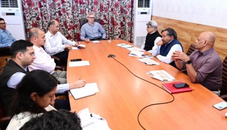 CM chairs review meeting on development of emerging tourist destinations in J&K