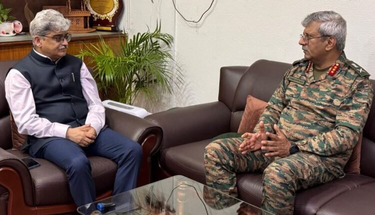 BRO Chief discusses post-flood scenario with Chief Secy;Assures swift restoration of road connectivity