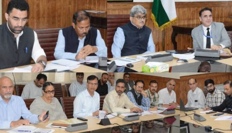 CS reviews major health infra projects across J&K;Stresses on expediting completion and making them fully functional