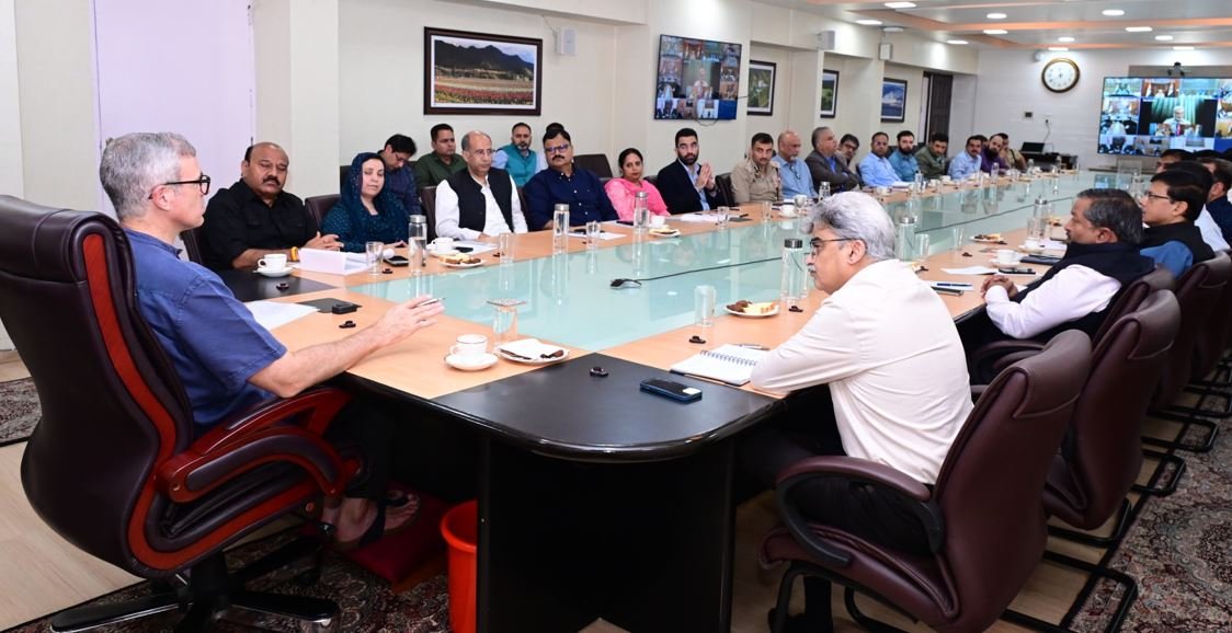 CM Omar Abdullah chairs high-level meeting to review flood situation in Kashmir valley