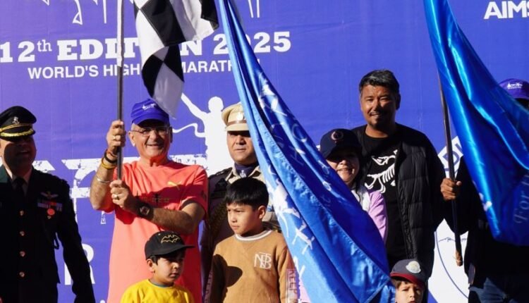 LG Kavinder flags off ‘Run for Fun’ Marathon; Says Marathon strengthens Ladakh’s identity on the global sporting map