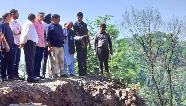 CM visits Kalaban, Poonch to review land subsidence damage; sanctions immediate relief for affected families
