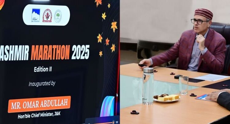 CM reviews preparations for Kashmir Marathon-2025, launches promotional video