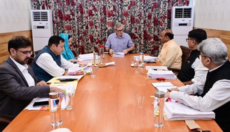 CM Omar Abdullah chairs Cabinet Meeting, key governance and developmental decisions taken