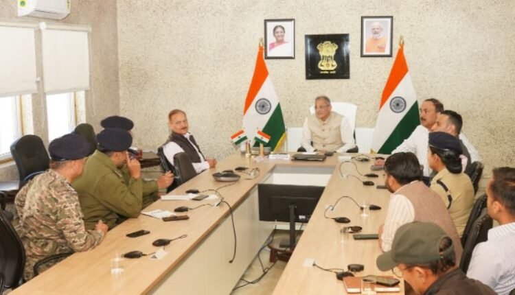 LG Kavinder Gupta assesses prevailing law & order situation in Ladakh