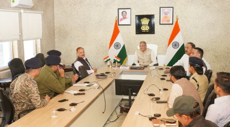 LG Kavinder Gupta assesses prevailing law & order situation in Ladakh