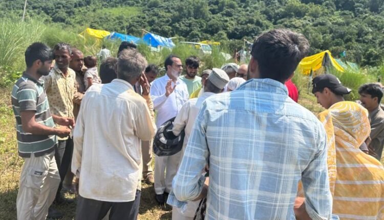 JKNC OBC Cell Chairman Visits Flood-Hit Barmini,Jammu,Assures Full Support to Victims