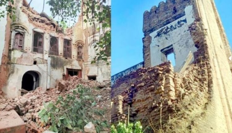 MONUMENTS CRUMBLE UNDER DOWNPOUR