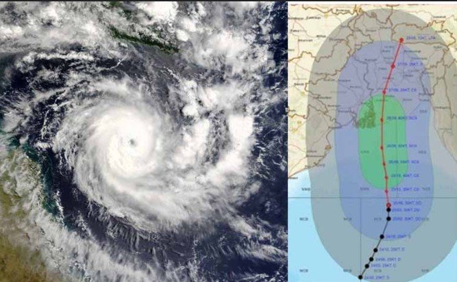 Cyclone Montha Intensifies into Severe Storm; Andhra Coast Braces for Landfall Tonight as NDRF, SDRF Deployed