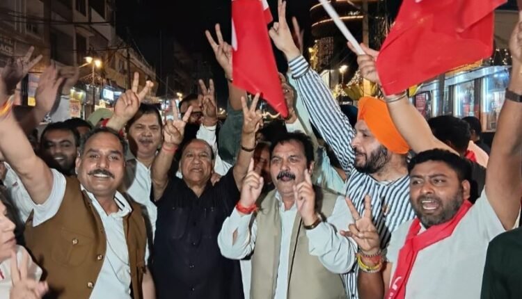 JKNC Celebrated the clean sweep victory in Rajya Sabha election