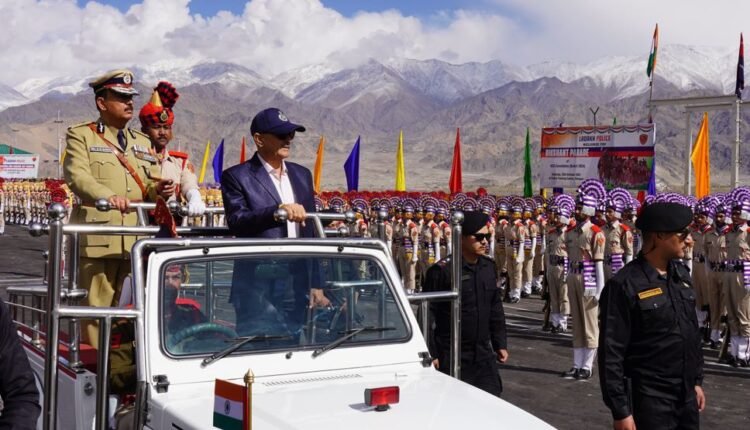 LG Kavinder attends historic first Passing Out Parade of Ladakh Police;453 Recruits including 209 women join the force