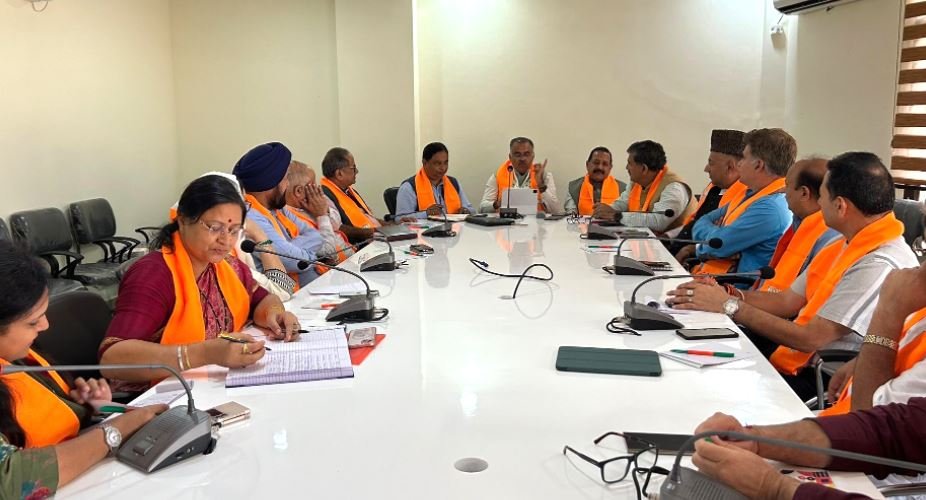 BJP Core Committee meets to review organizational, political, and public outreach initiatives in J&K