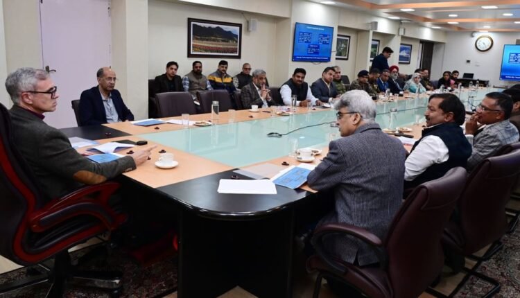 Omar Abdullah Reviews Darbar Move Preparations, Orders Seamless Coordination Across Departments