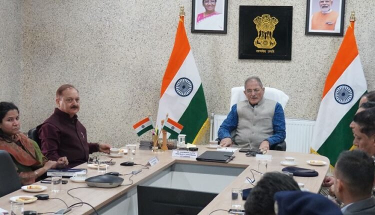 LG Kavinder Gupta reviews security situation in Leh