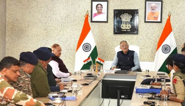 LG Kavinder Gupta chairs security review meeting in Ladakh;Commends citizens for cooperation in restoring peace