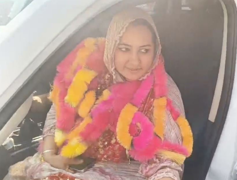 JKNC Candidate Mrs. Shamim Begum DDC Member Dansal files Nomination for 77- Nagrota Assembly Segment