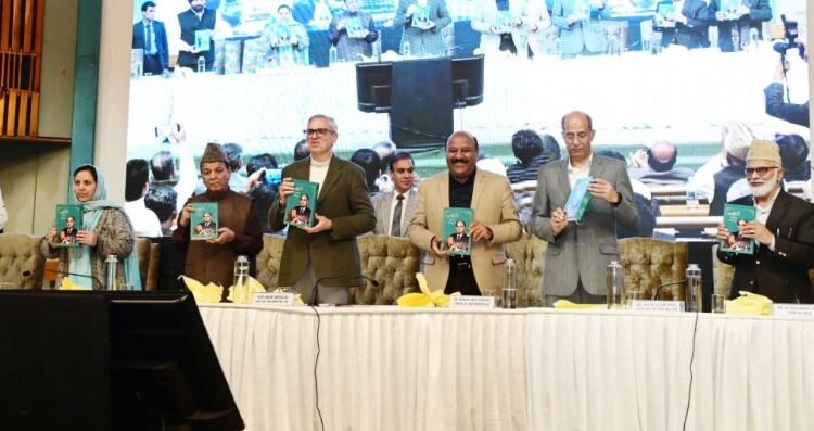 CM Omar Abdullah releases ‘Durr-e-Naayaab’, Minister Sakina Itoo’s tribute to her father