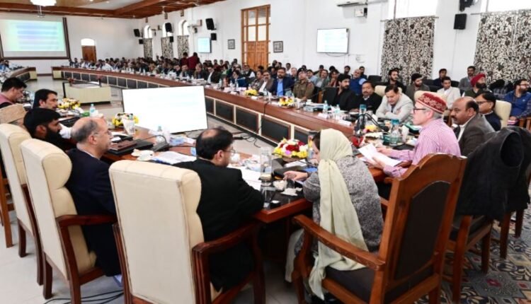 CM Omar Abdullah reviews progress of development projects, CSS & capex budget implementation at Anantnag