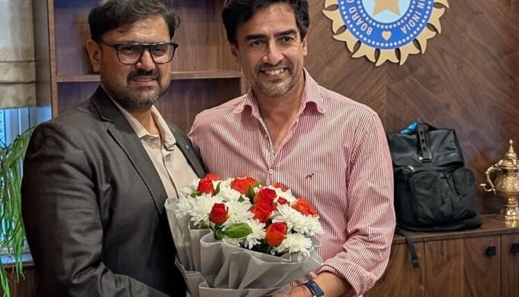 Satish Sharma interacts with BCCI President; Discusses  promotion, development of cricket infrastructure across J&K