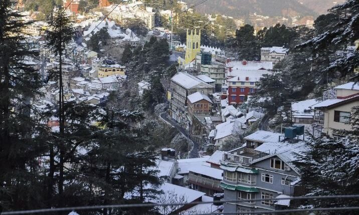 Fresh Snowfall Blankets Higher Reaches of Himachal Pradesh, Rain and Thunderstorms Lash Several Areas
