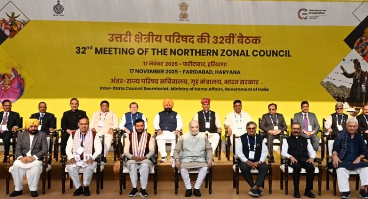 Lieutenant Governor Attends 32nd Northern Zonal Council Meeting in Faridabad, Haryana