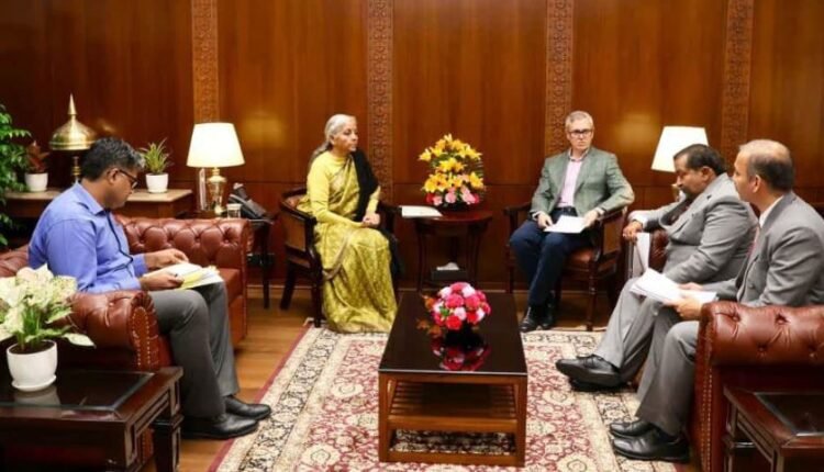 CM Omar Abdullah meets Union Finance Minister; seeks stronger developmental support for J&K