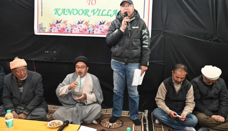 MP Ladakh, Haneefa Jan Tours Trespone and GM Pore; Assures Redressal of Public Grievances on Priority