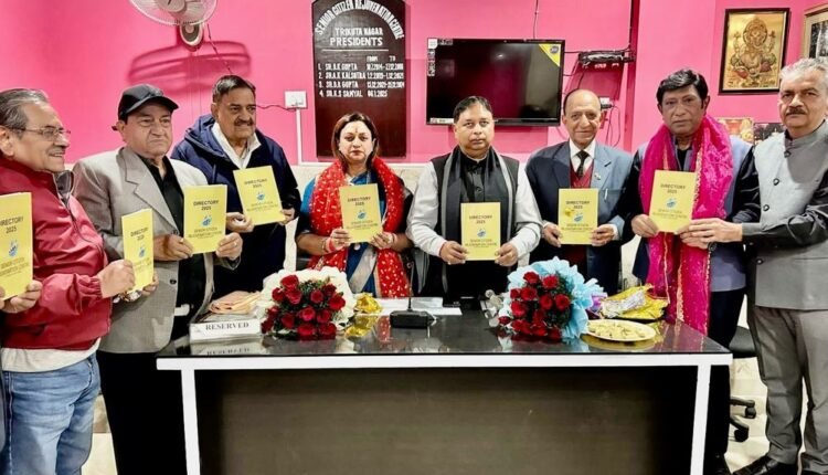 Sat Sharma unveils ‘Directory 2025’ of Senior Citizen Rejuvenation Centre