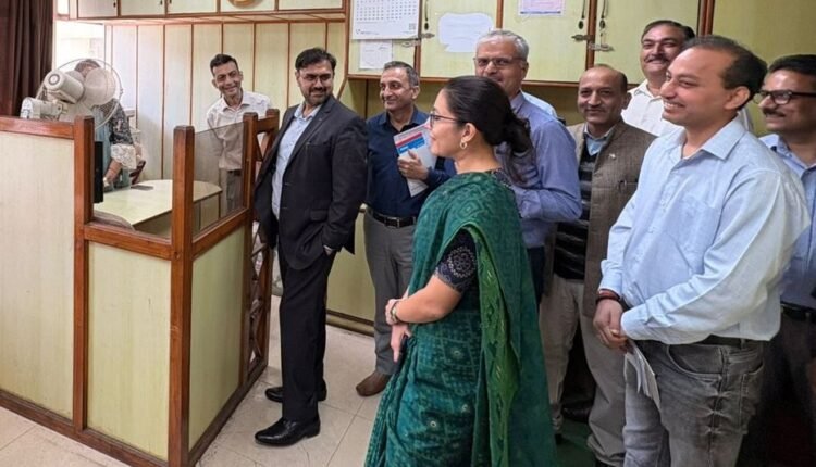 Satish Sharma inspects departmental offices on opening day of Darbar Move