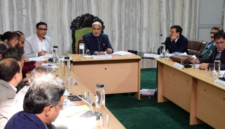 Sham Lal Sharma chairs PAC meeting